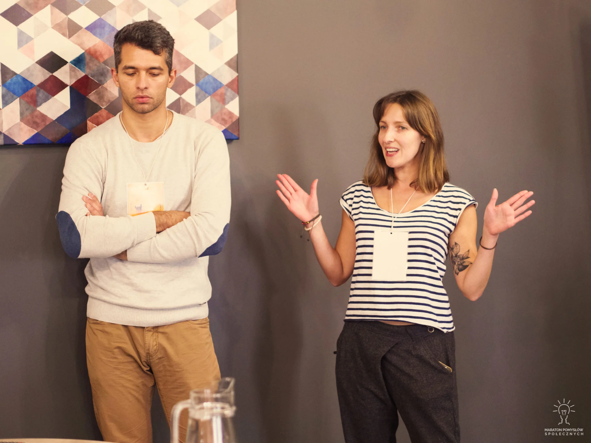 Prezentacja zespołu Rebel Scouts podczas Maratonu Pomysłów Społecznych