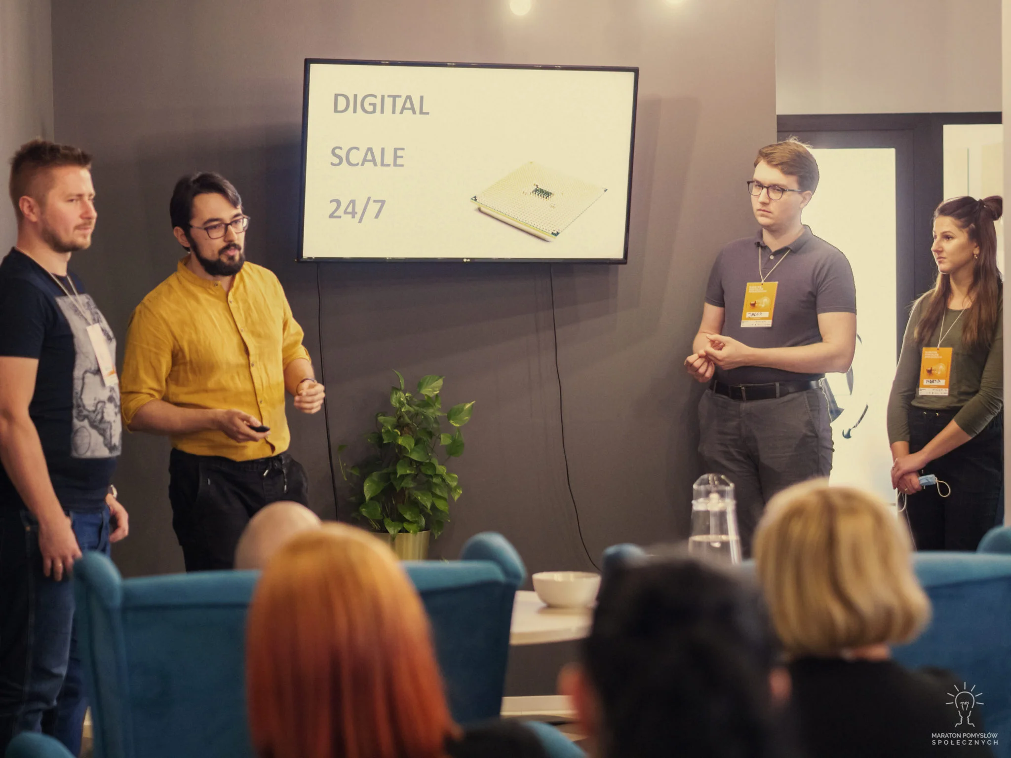 Prezentacja zespołu Reflex podczas Maratonu Pomysłów Społecznych