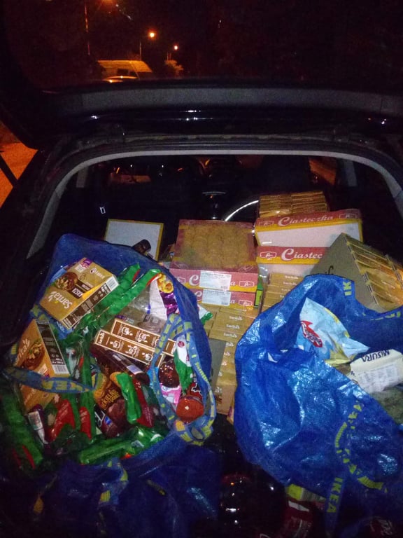 Freegańskie "zakupy", zdj. z archiwum rozmówcy